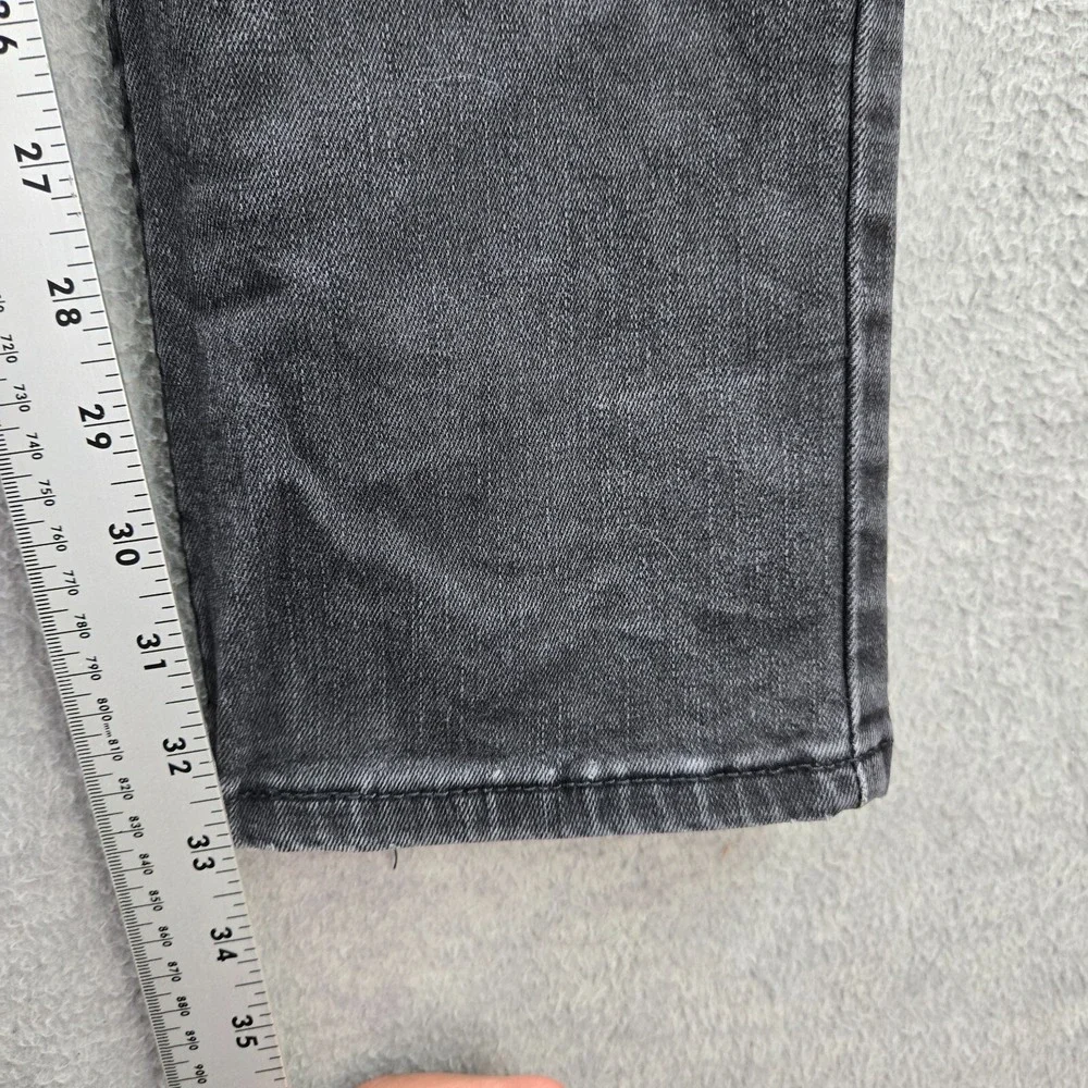 Levi's 511 Men Jeans 34x34‎ Gray Denim Slim Straight Pockets Mid Rise Cotton